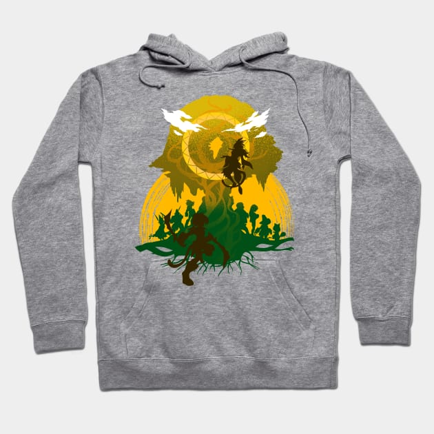 The Battle at the Lifa Tree Hoodie by HyperTwenty